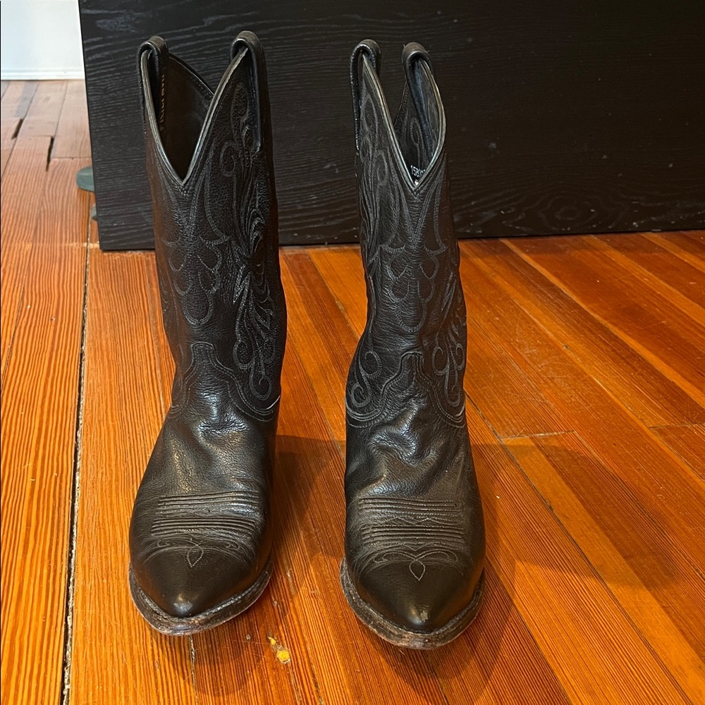 Dan Post Black Heeled Boots